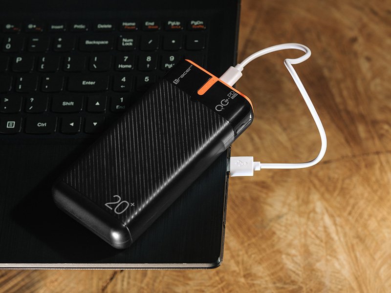 EAN 5907512874806 - Tracer EnerGen 20000 mAh Negro, Naranja imagen 11