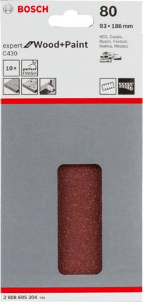EAN 3165140161213 - Bosch 2 608 605 304 accesorio para lijadora 10 pieza(s) Hoja lijadora imagen 2