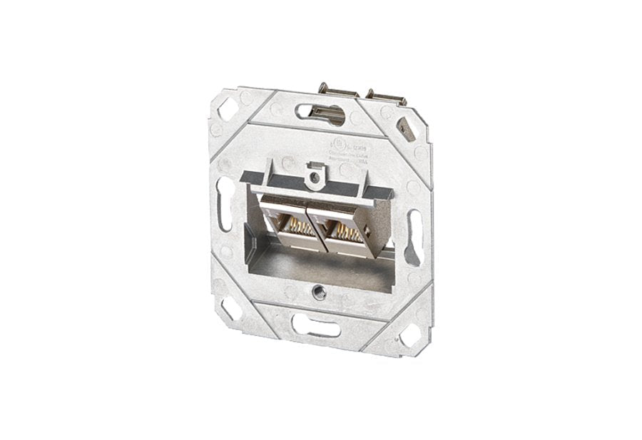 EAN 4250184105718 - METZ CONNECT E-DAT 2x UP0 Cat.6A toma de corriente RJ-45 Plata imagen 1
