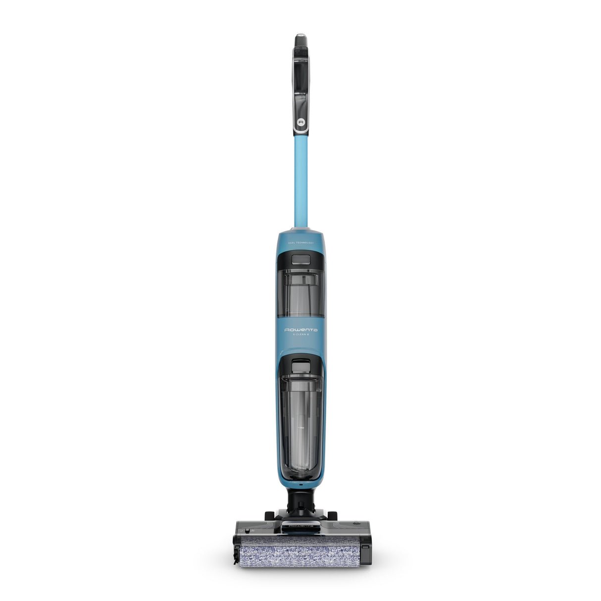 Rowenta X-Clean 2, Aspiradora Fregona Eléctrica Sin Cable Con Tecnología Wet & Dry, Autolimpieza, Aspira Y Friega, Modos Eco/Max, Ligera, Limpieza De Bordes, Azul Aqua, Gz2271e0