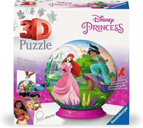 Puzzle 3d Ravensburger Bola Princesas Disney