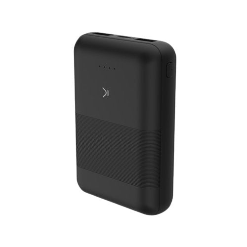 Mini Power Bank Ksix 10000 Mah Usb + Cab Usb + Usb C-A Negro