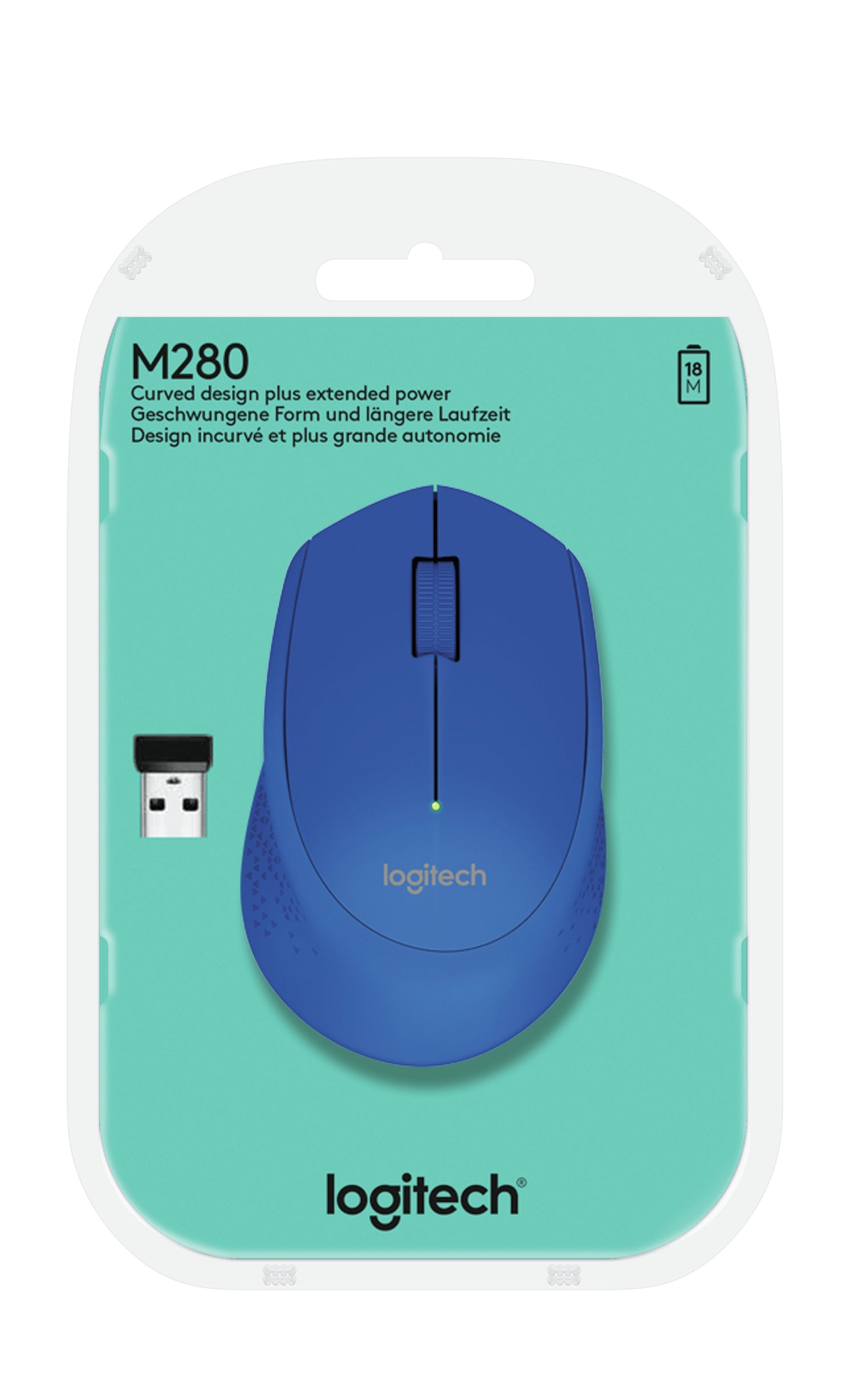 EAN 5099206052574 - Logitech 910-004290 ratón Oficina Ambidextro RF inalámbrico Óptico 1000 DPI imagen 5