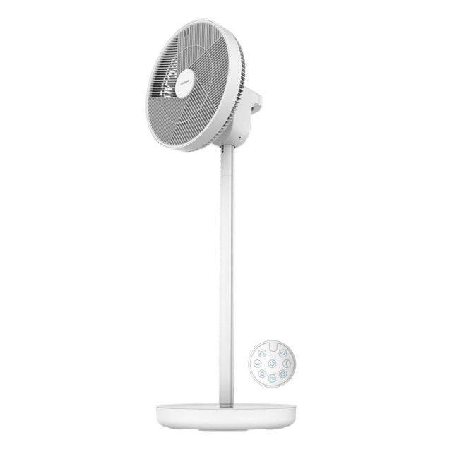 Ventilador De Pie Cecotec Energysilence 2600 Sunflower Portable 22w 16 Aspas 12 Velocidades
