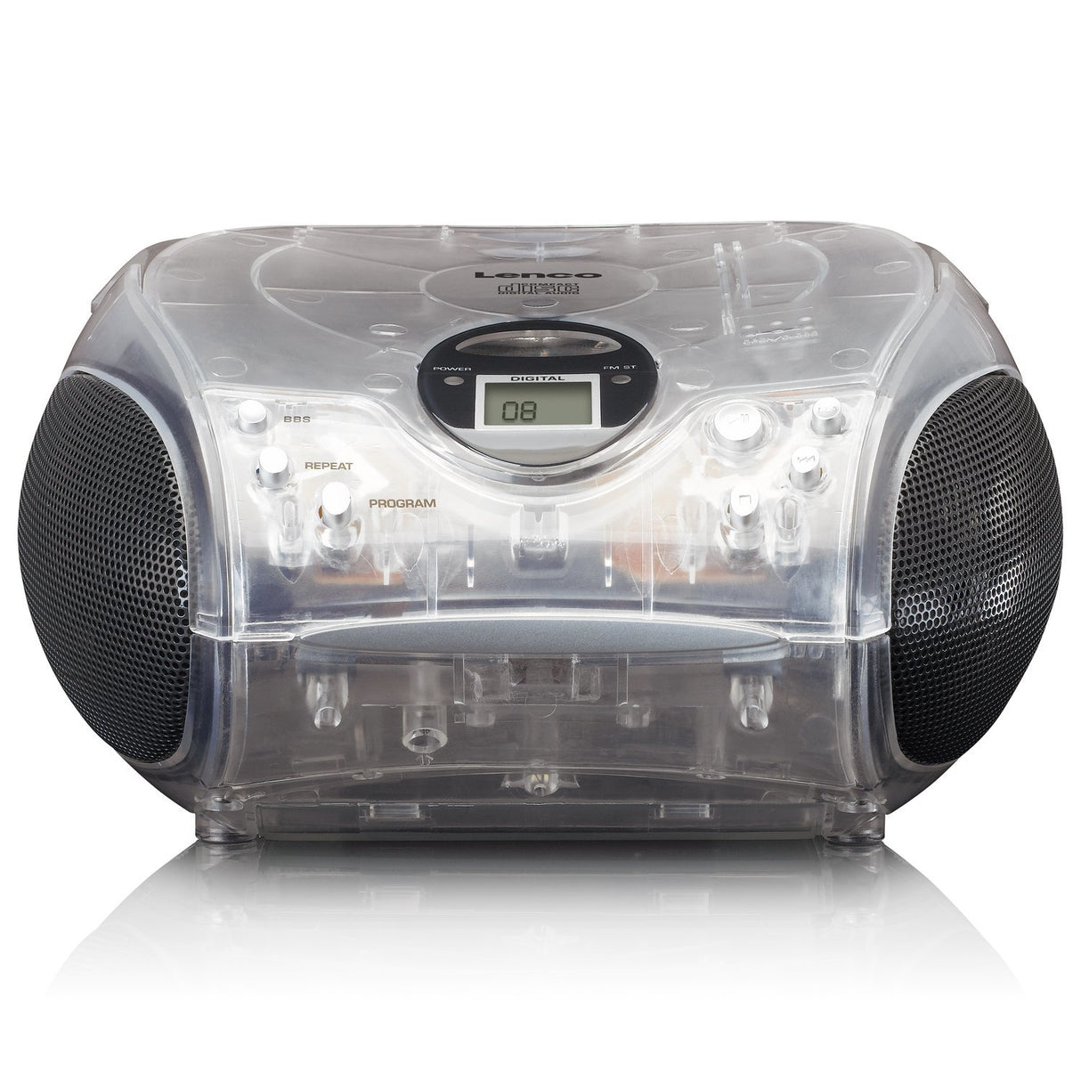 EAN 8711902066255 - Lenco SCD-24TR radio Portátil Digital Transparente imagen 7