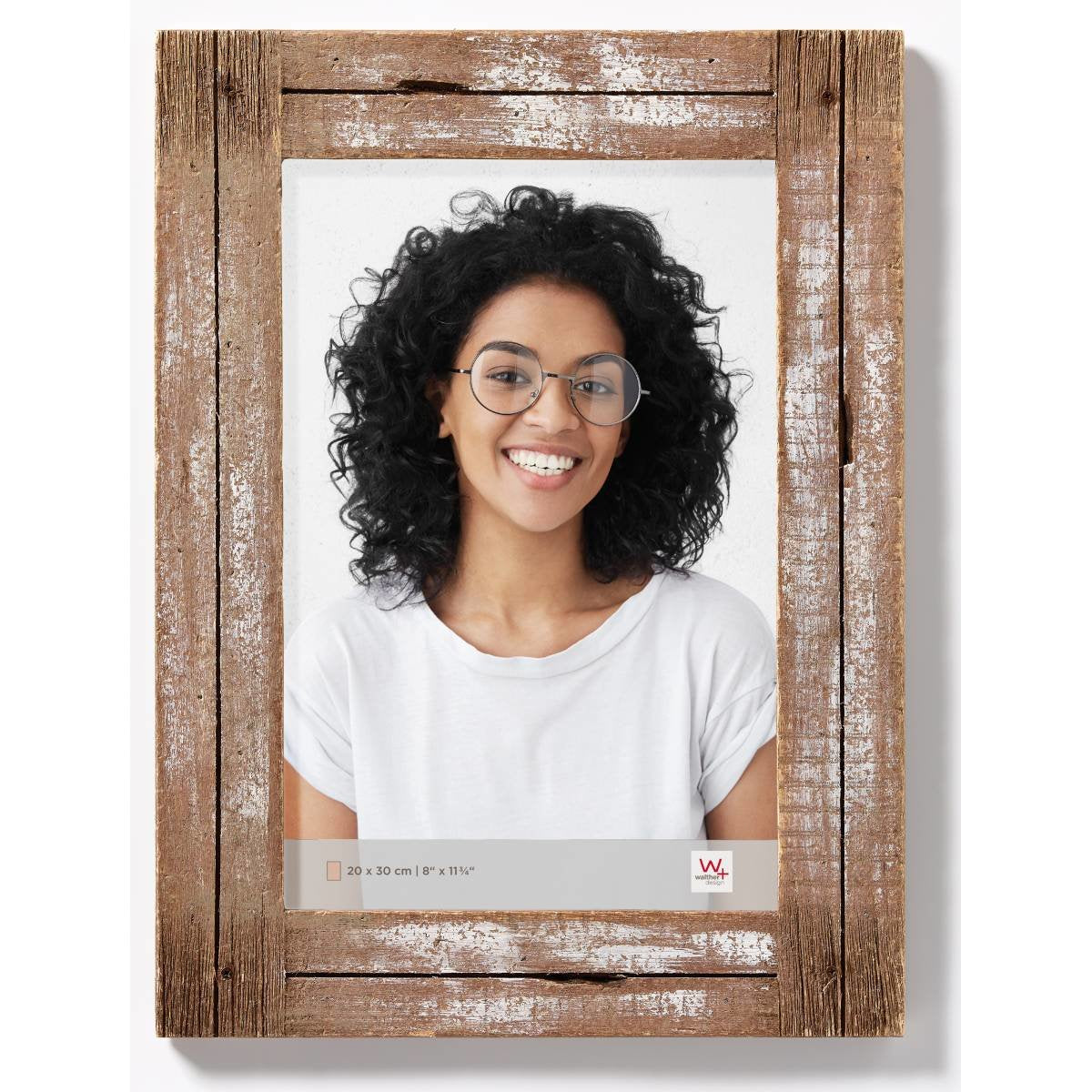 Walther Design Ya030w Marco Blanco, Madera Expositor De Pie Retroiluminado