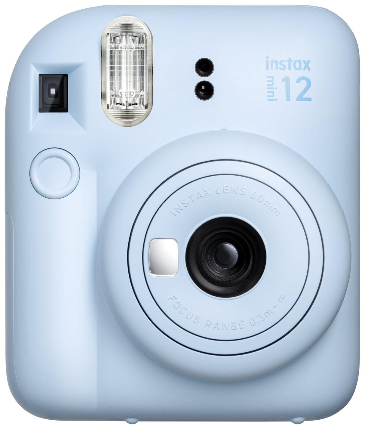 Fujifilm Instax Mini 12 Pastel Blue Camara Instantanea - Tamaño De Imagen 62x46mm - Flash Auto - Exposicion Automatica - Mini Espejo Para Selfies - Modo Primer Plano