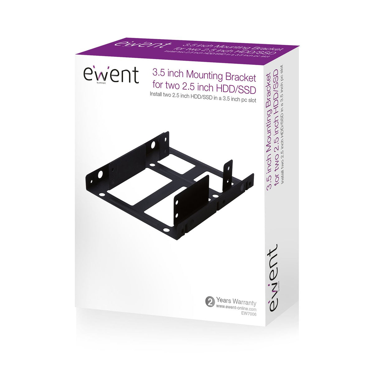 EAN 8054392615627 - Ewent EW7006 panel bahía disco duro 8,89 cm (3.5") Panel embellecedor frontal Negro imagen 4