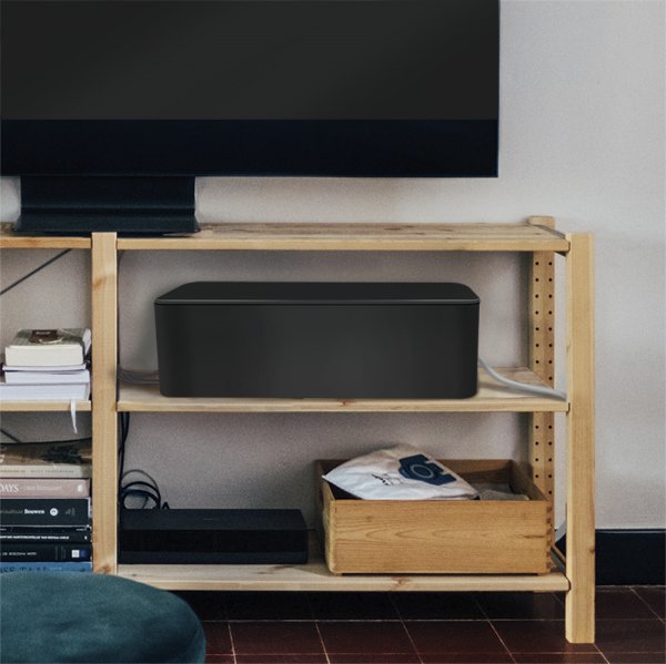 Logilink Kab0077 Organizador De Cables Universal Caja De Cables Negro 3 Pieza(S)