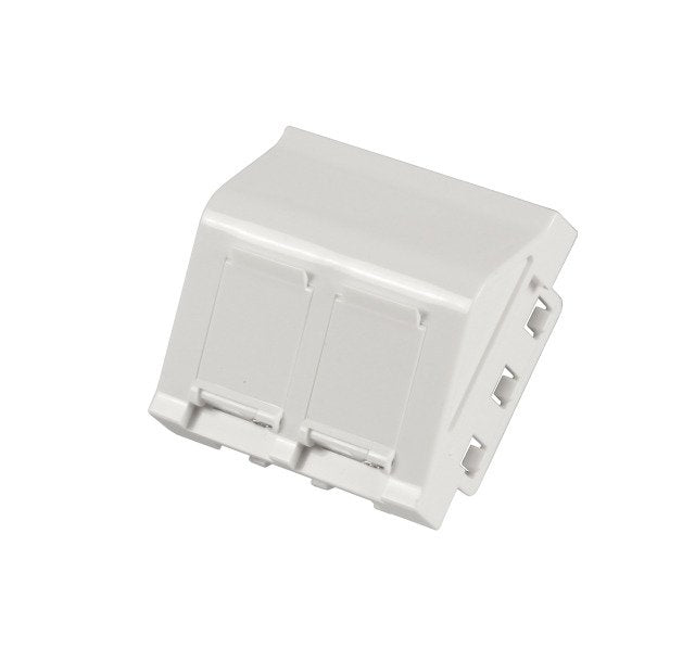 Efb Placa Central 45x45mm Fr 2 Keystones, Auslass Angulado