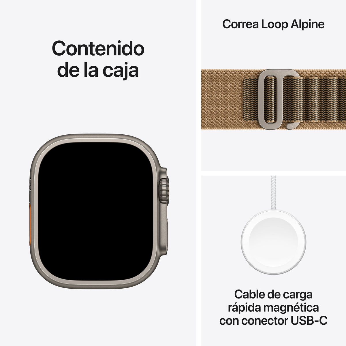 Apple Watch Ultra 4 (2026) Gps+Cel 49mm Caja De Titanio Natural Correa Alpine Loop Desierto Talla M Siri Ai
