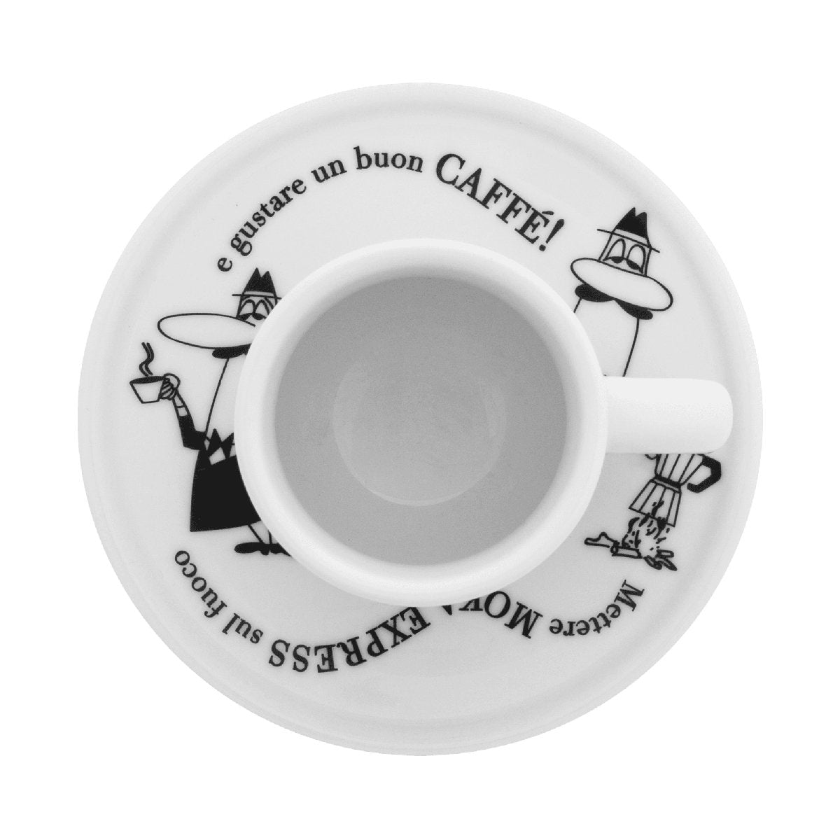 Set De 4 Tazas Bialetti Moka Carosello
