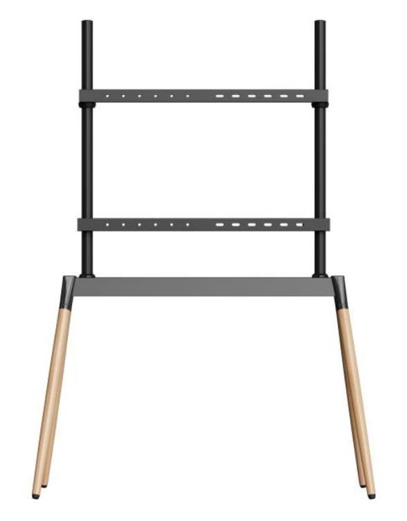 EAN 8716309128124 - Gembird TVS-86F-01-BK soporte para TV 2,18 m (86") Negro, Madera imagen 1
