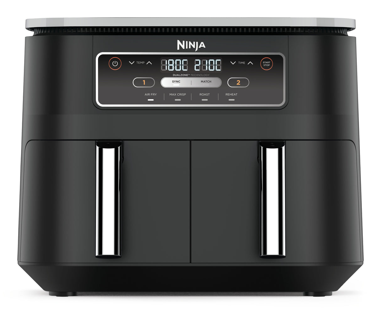 EAN 0622356320450 - Ninja AF200EU freidora Doble 7,6 L Independiente 2400 W Freidora de aire caliente Negro imagen 1