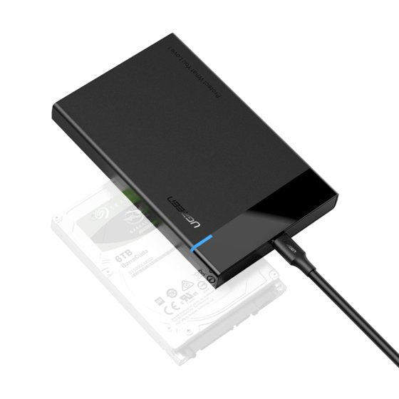 EAN 6957303857432 - Ugreen 50743 caja para disco duro externo Caja de disco duro (HDD) Negro 2.5" imagen 1