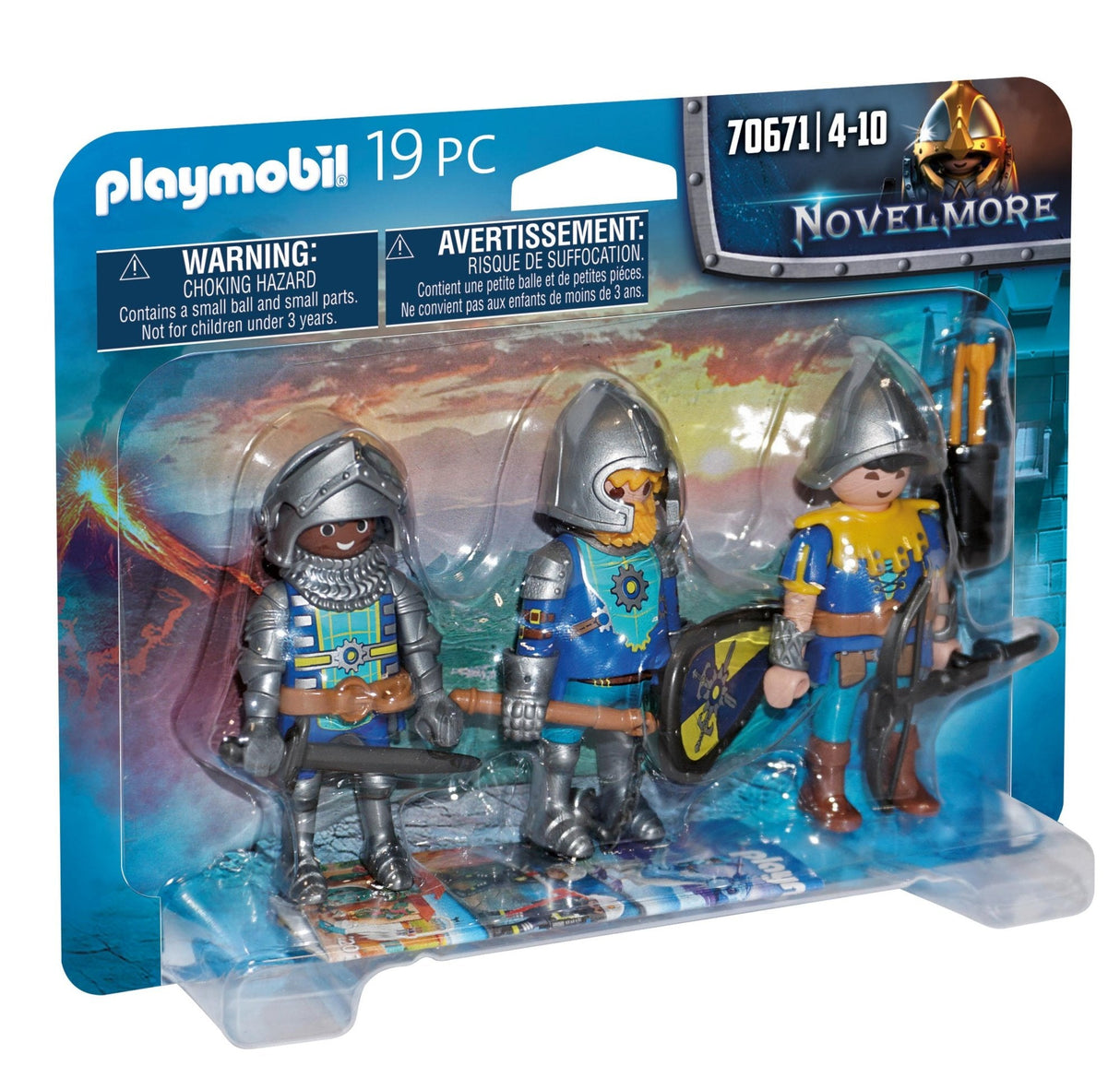 Playmobil 70671 Set De 3 Caballeros De Novelmore