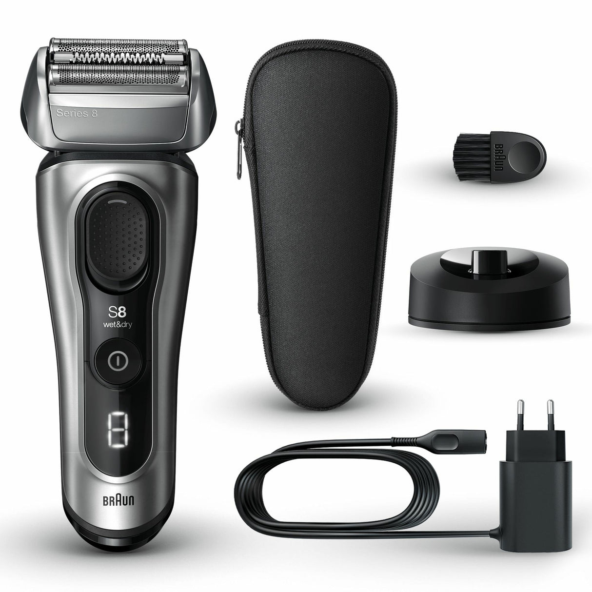 Braun Series 8 8517s Wet&Dry Galvano Silver