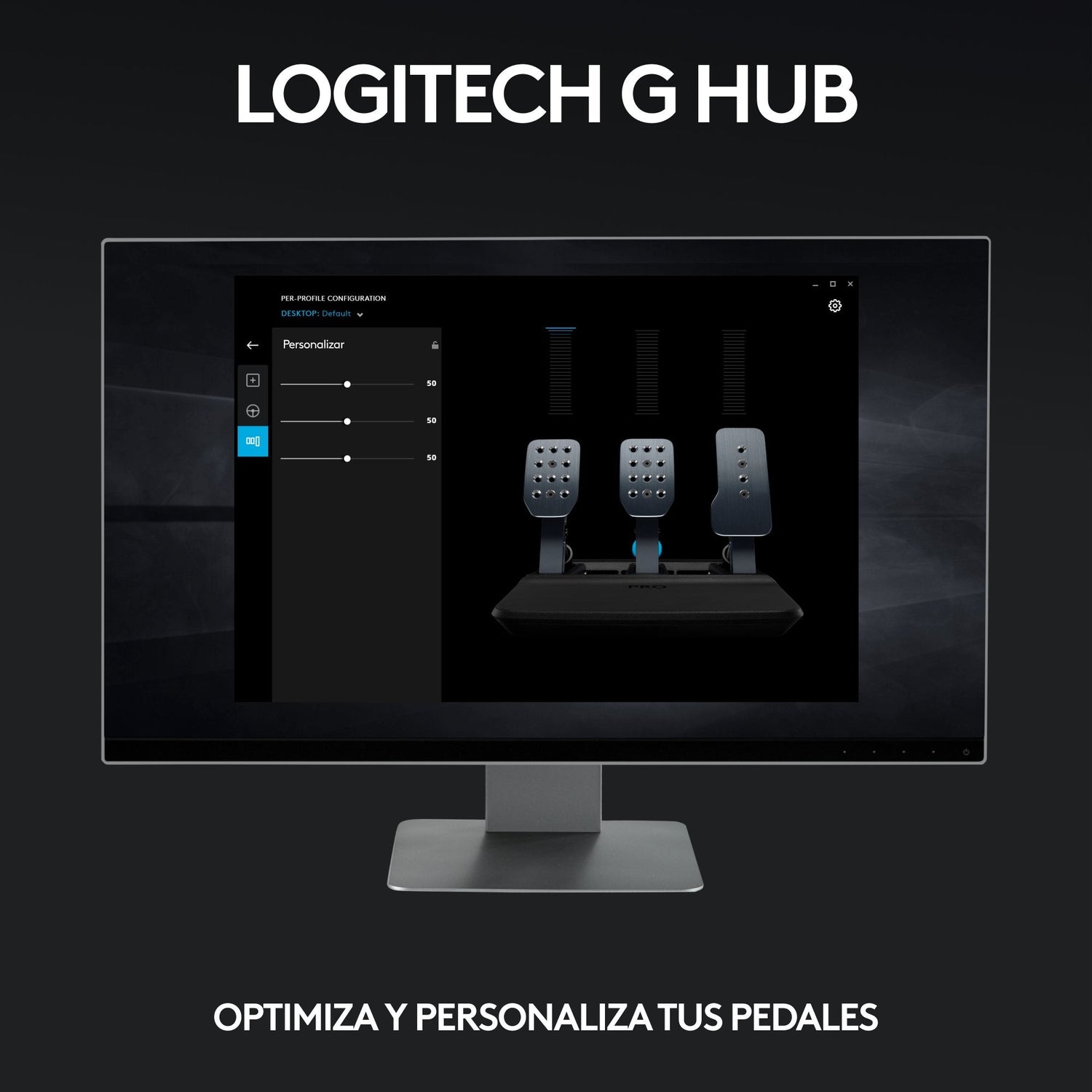 Logitech G Pro Racing Pedals Pedales Cableado Para Pc Microsoft Xbox One Microsoft Xbox Series S Microsoft Xbox Series X Sony Playstation 4 Sony Playstation 5