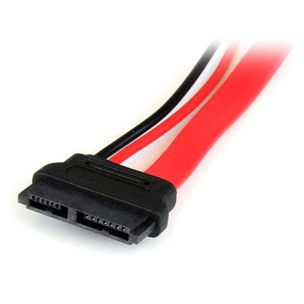 Startech Cable Sata Slimline A Sata Con Alimentacion Corriente H/M 0.15m Slsataadap6