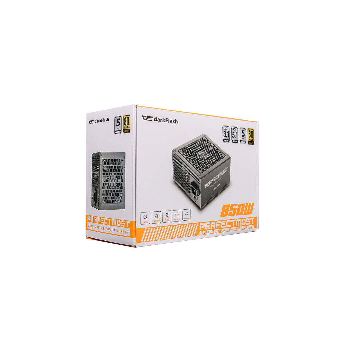 EAN 8809832893444 - darkFlash DP-PMT850GFMS-BFF-KR1 unidad de fuente de alimentación 850 W ATX imagen 17