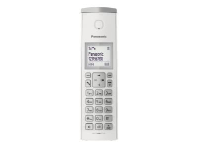 Teléfono Panasonic Kx-Tgk212sp Dect Identificador De Llamadas Plata, Blanco