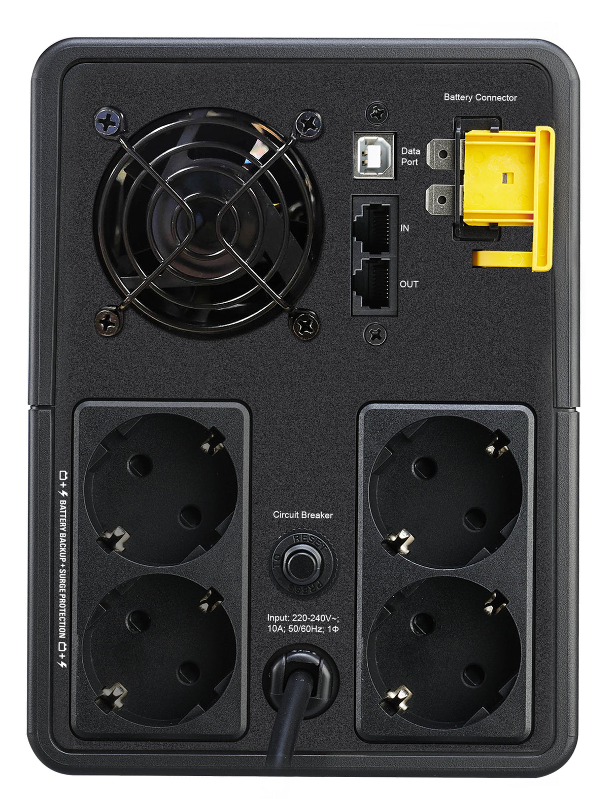 EAN 0731304410881 - APC BX2200MI-GR sistema de alimentación ininterrumpida (UPS) Línea interactiva 2,2 kVA 1200 W 4 salidas A imagen 2