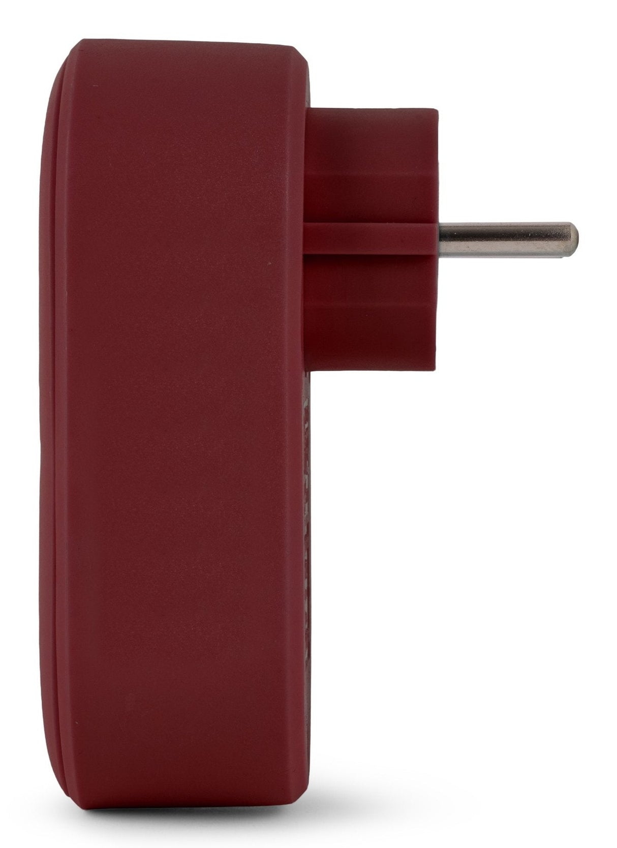 Entac Meckdosenadaptador + 2x Usb-A Hrgundy