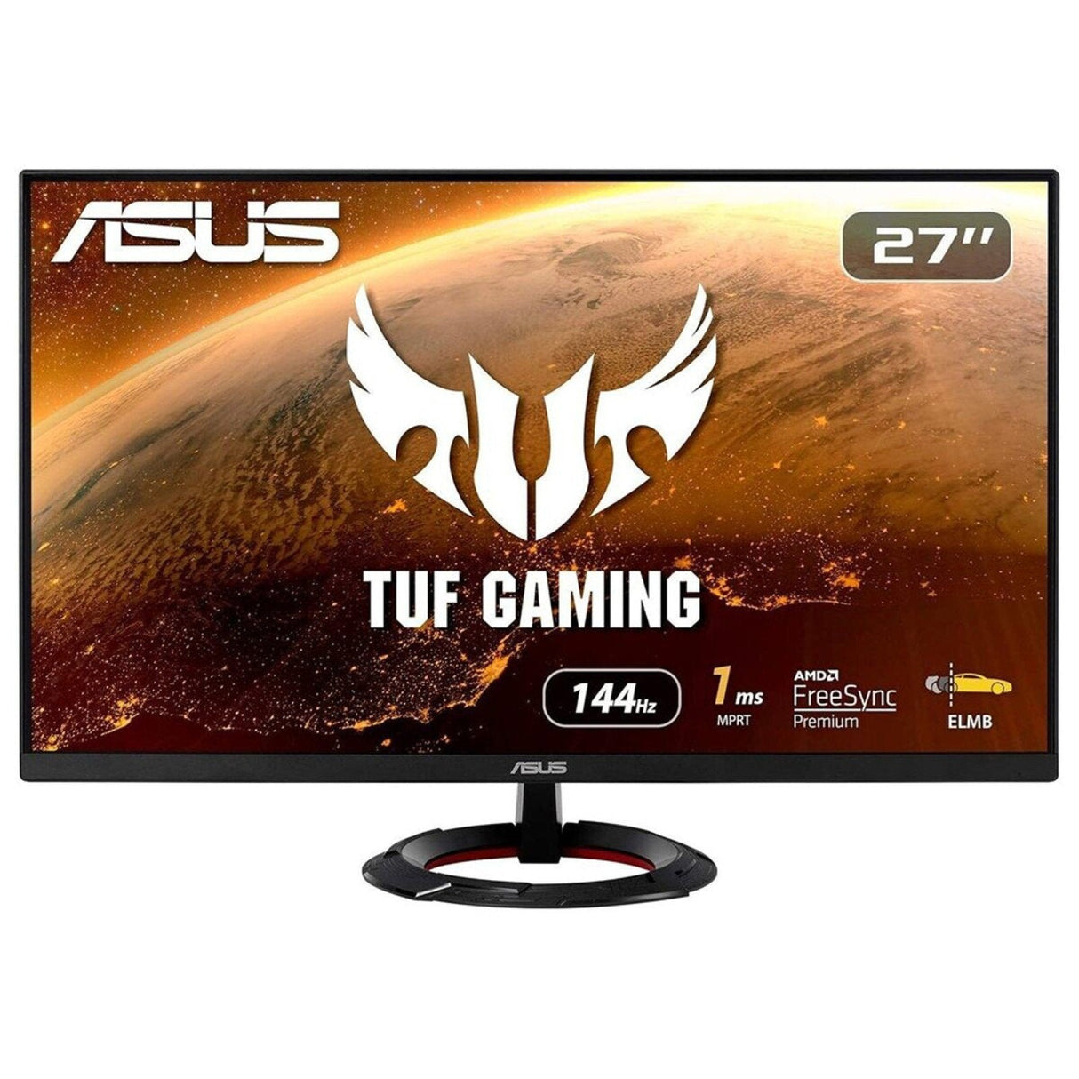 Monitor Asus Tuf Vg279q1r Gaming Monitor 27 Inch Full Hd 1920x1080 Ips 144hz 1ms Mprt Extreme Low Motion Blur Freesync