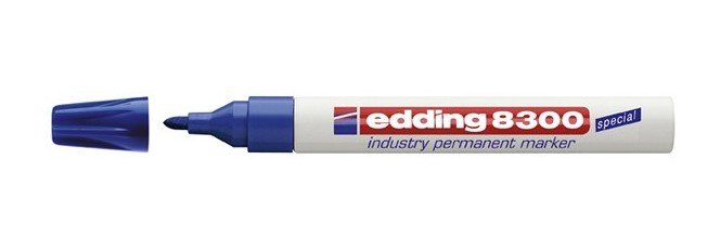 Edding Marcador Permanente Industrial 8300 Azul