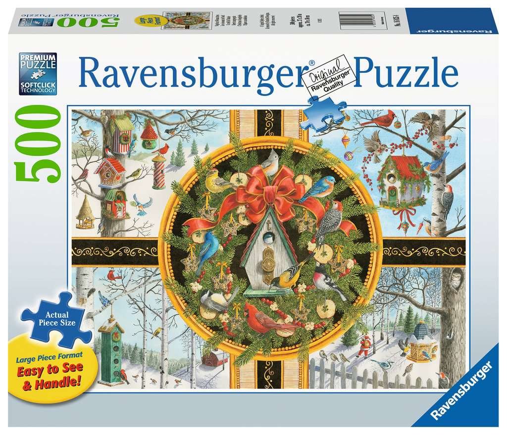 Ravensburger Puzzle Large Pieces Singvögel Im Winter 500 Piezas) 16835