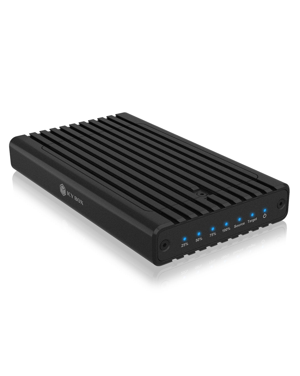 Icybox Caja Externa Con Función De Clonación Para Ssd M.2 Nvme Usb3.2 Gen2