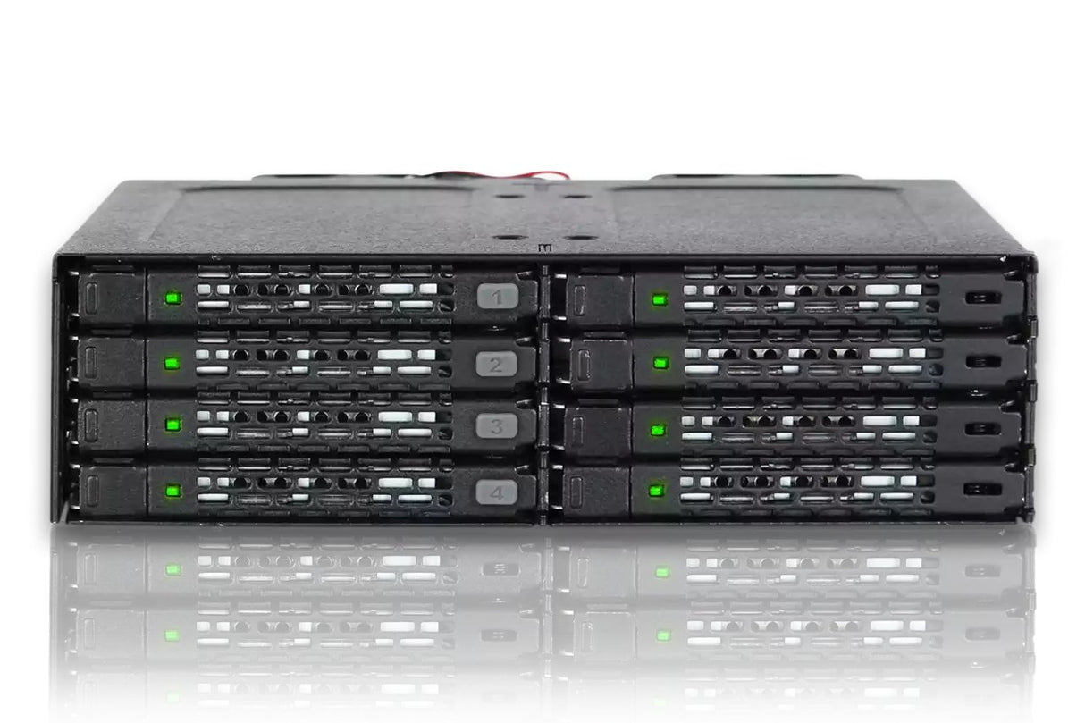 EAN 4711132867039 - Icy Dock MB998IP-B panel bahía disco duro Negro imagen 1