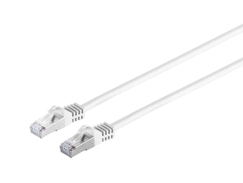 Cat7 S/Ftp Network Cable 7,5m, White Cat7 S/Ftp