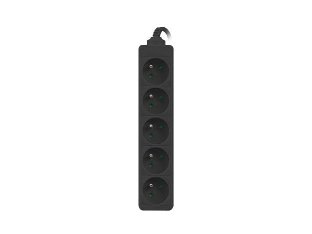 EAN 5901969414899 - Lanberg PS0-05E-0300-BK base múltiple 3 m 5 salidas AC Interior Negro imagen 2