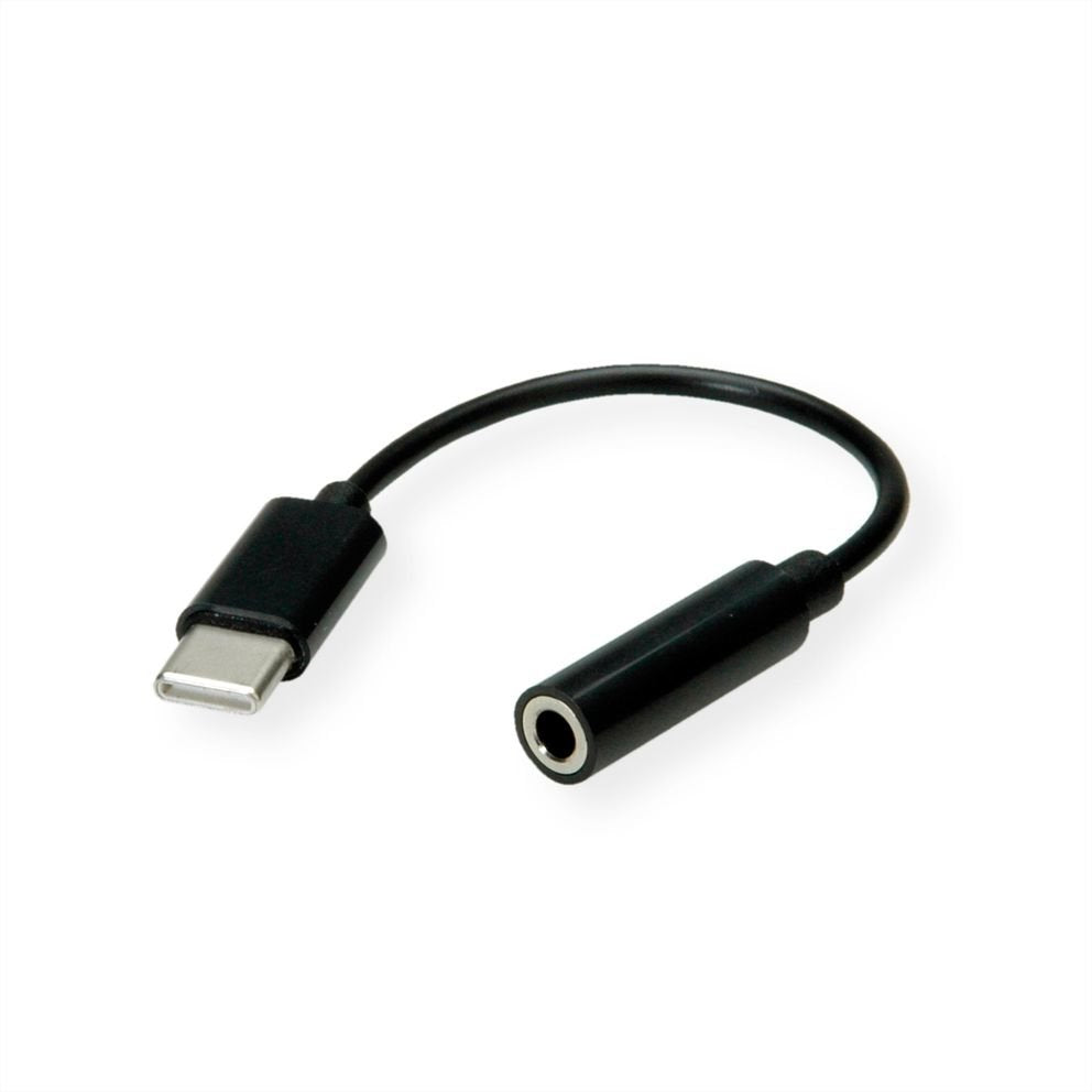 Value 12.99.3214 Cable De Audio 0,13 M 3,5mm Usb Negro