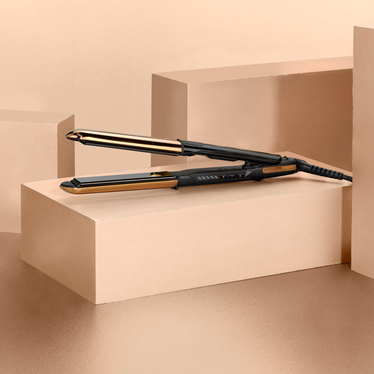 Plancha De Pelo Babyliss Straight & Curl Brilliance Negro