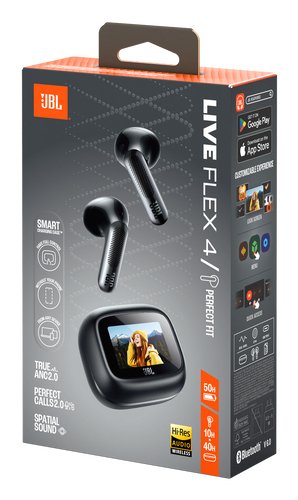 Jbl Live Flex 4, Kabellose In-Ear-Kopfhörer Con Bluetooth, 50 Std. Akkulau