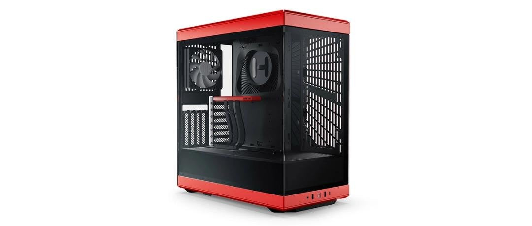 EAN 1220000350304 - HYTE Y40 Midi Tower Negro, Rojo imagen 1