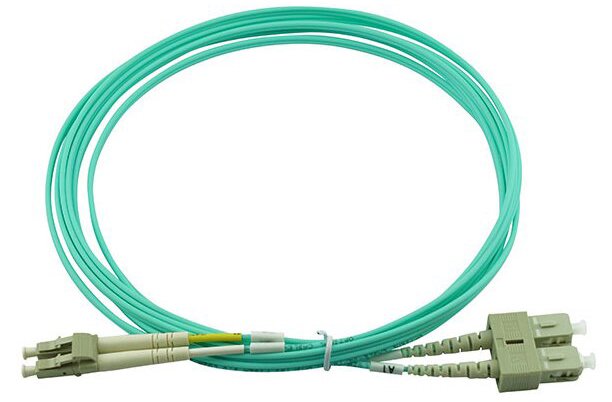 Blueoptics Lwl Patchkabel Lc / Sc Mm Om3 Aqua 1,0m