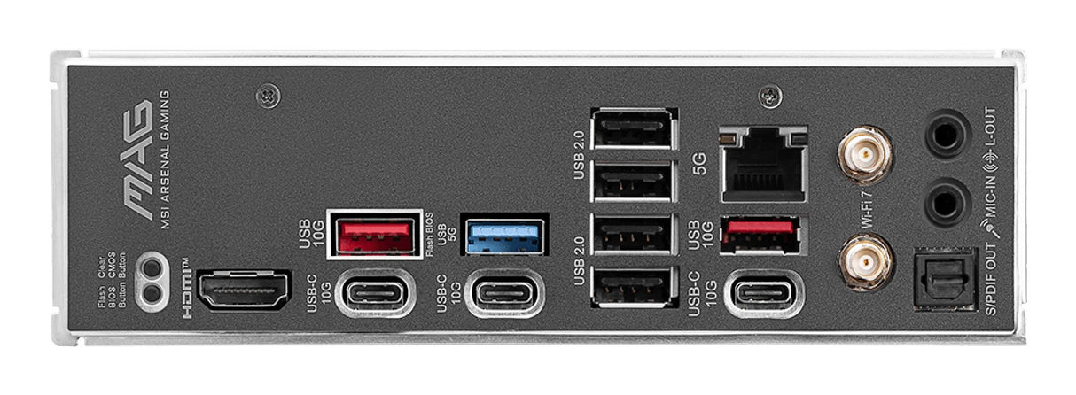 EAN 4711377290623 - MSI MAG B850 TOMAHAWK MAX WIFI placa base AMD B850 Zócalo AM5 ATX imagen 5