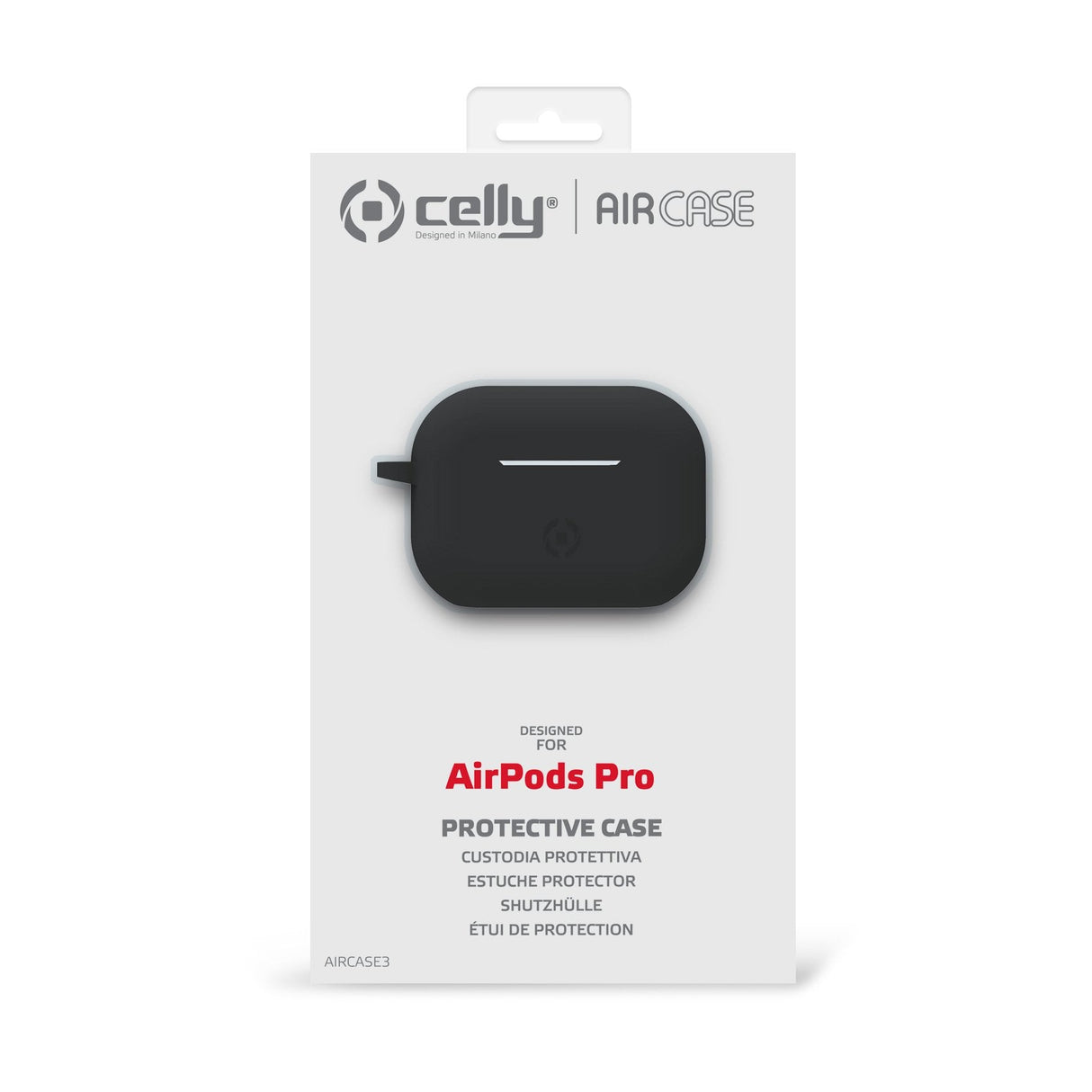 Celly Aircase3bk Auricular / Audífono Accesorio Protectora