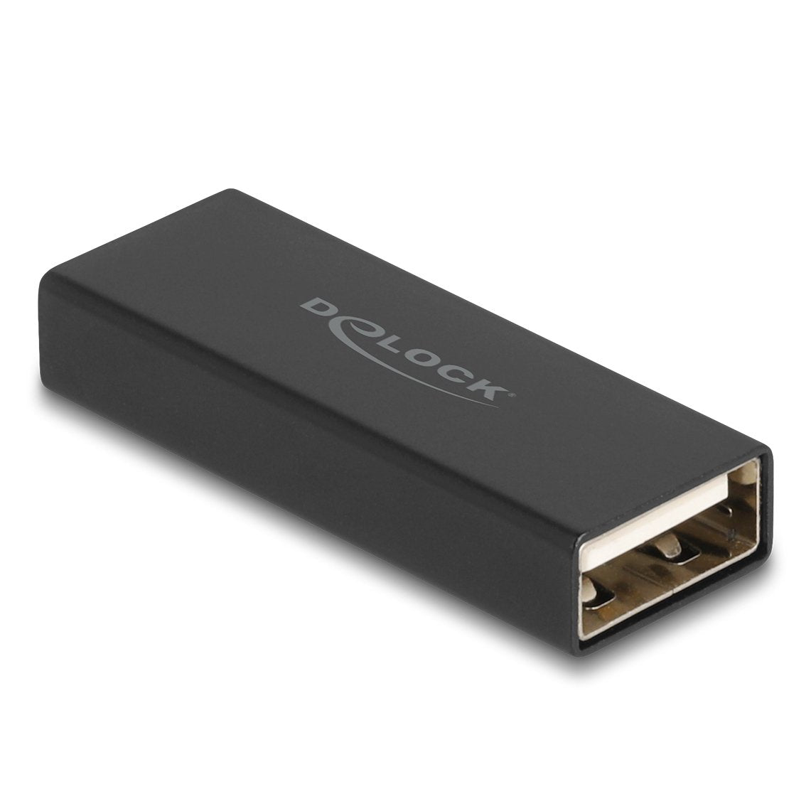 Delock 65106 Adaptador Cambiador De Género Usb 2.0 Tipo-A Hembra A Hembra De Metal