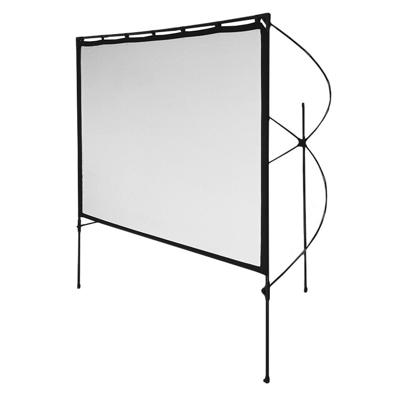 Approx Pantalla De Proyeccion Portatil 77? - Superficie De Tela Blanco Mate - Para Interior Y Exterior - Formato 16:9 -