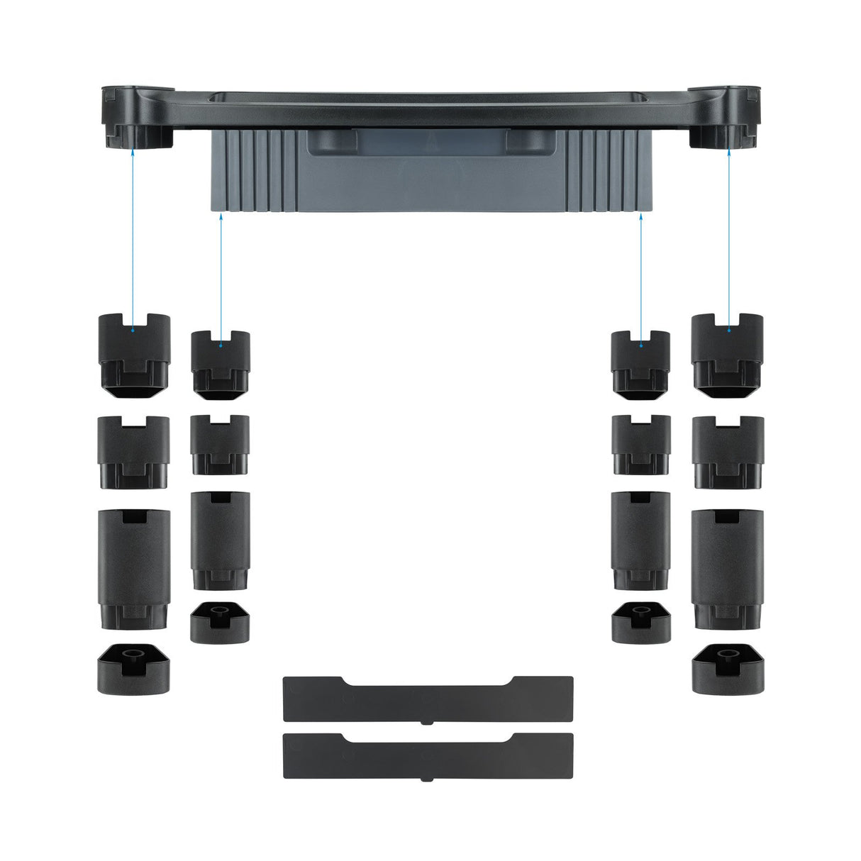 EAN 8433281009851 - TooQ MMPSSD01 soporte para monitor Escritorio Negro imagen 13