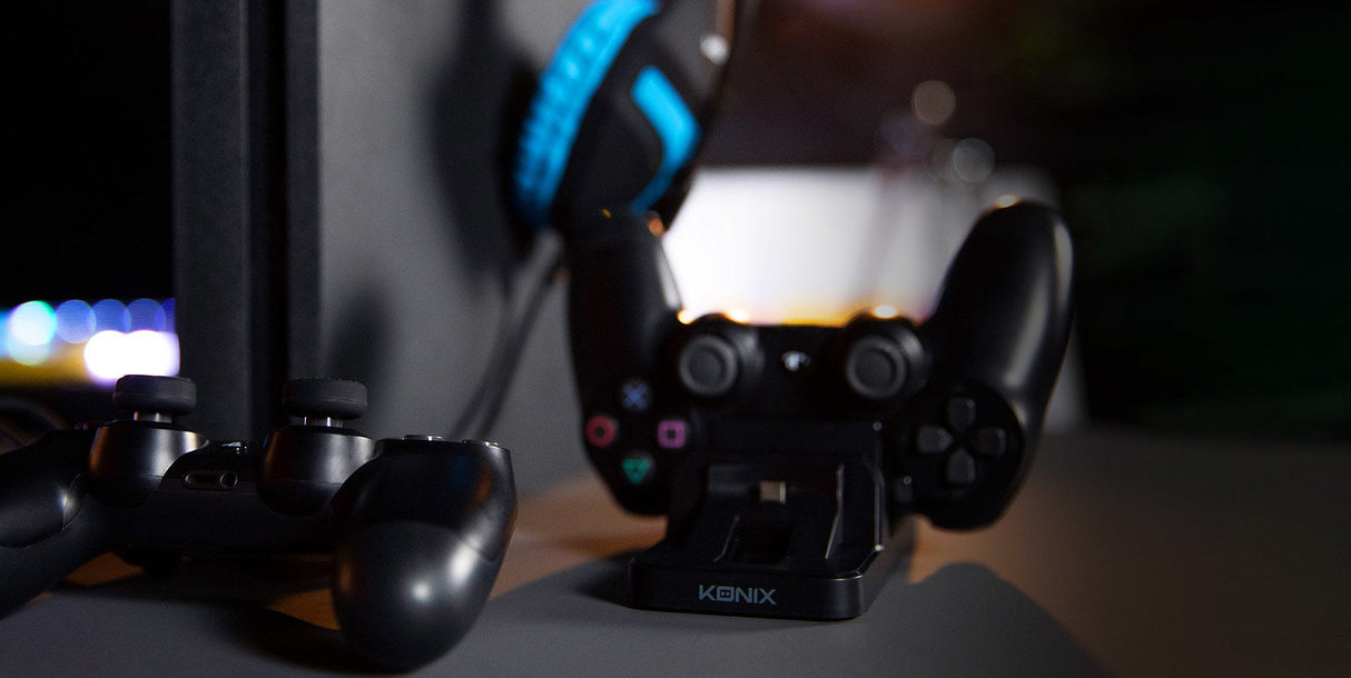 Gamer Pack - Auricular + Base De Carga + Grips