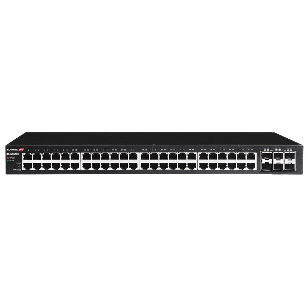 EAN 4717964704481 - Edimax GS-5654LX switch Gestionado Gigabit Ethernet (10/100/1000) Negro imagen 5