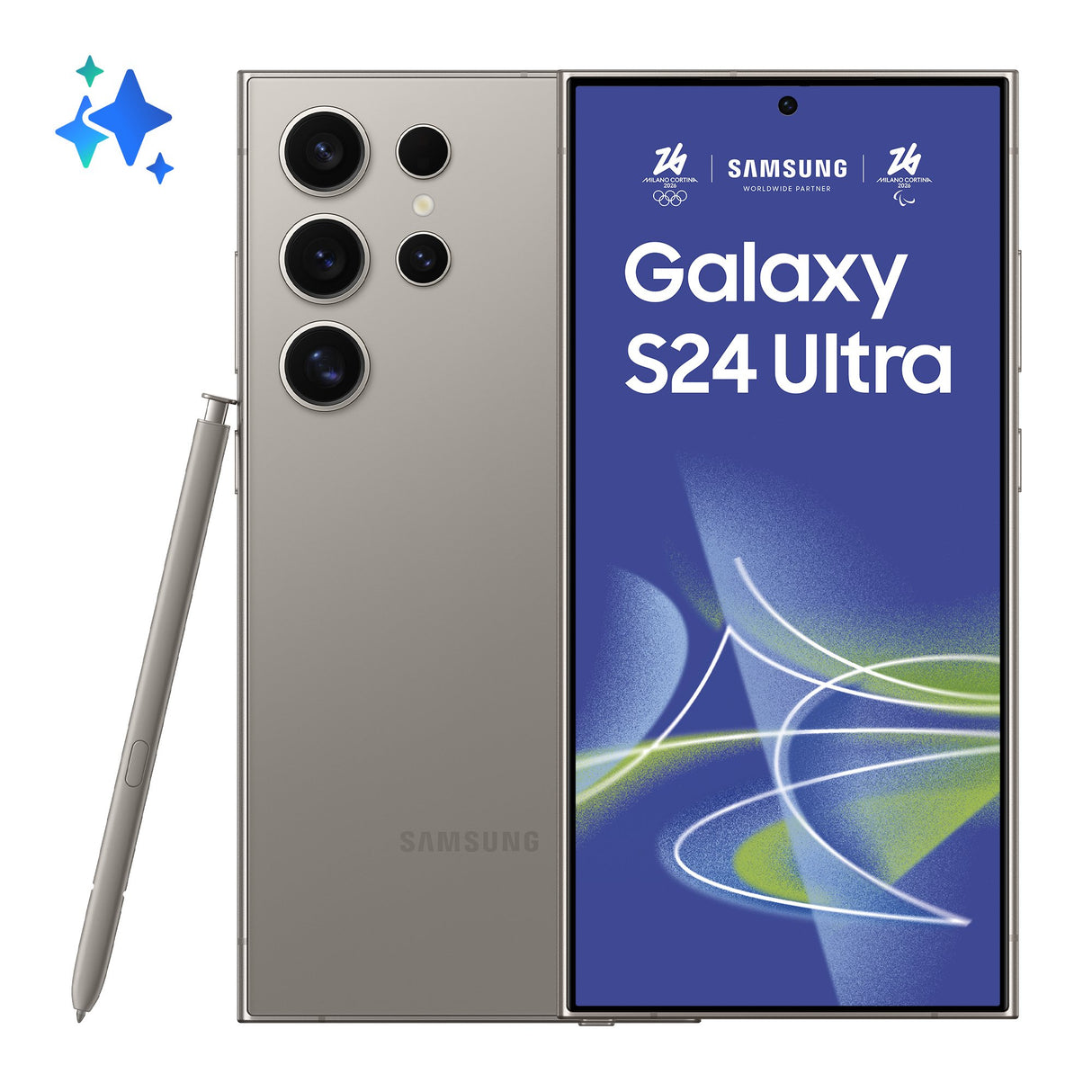 EAN 8806095309200 - Samsung Galaxy S24 Ultra 17,3 cm (6.8") SIM doble 5G USB Tipo C 12 GB 512 GB 5000 mAh Gris, Titanio imagen 1