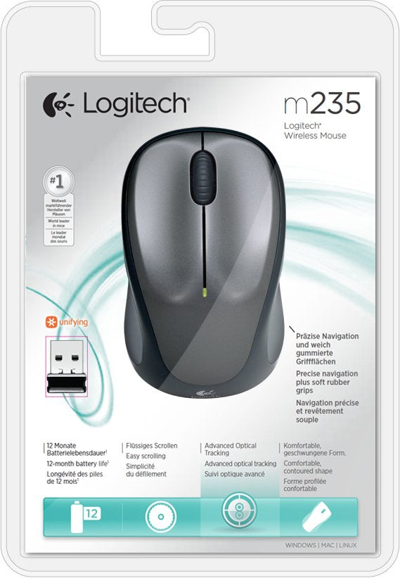 EAN 5099206027169 - Logitech 910-002201 ratón Oficina Ambidextro RF inalámbrico Óptico 1000 DPI imagen 5