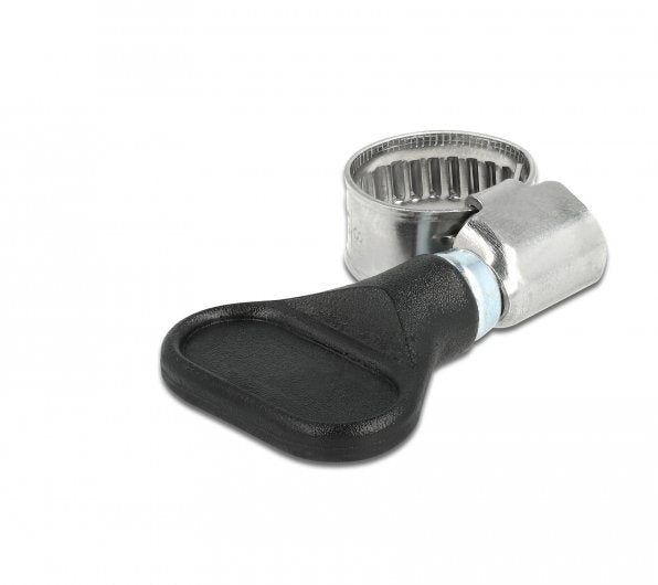 Schlauchschelle Edelstahl 400 Ss Mit Flügelmutter 8 - 12 Mm 5 Stück Schwarz