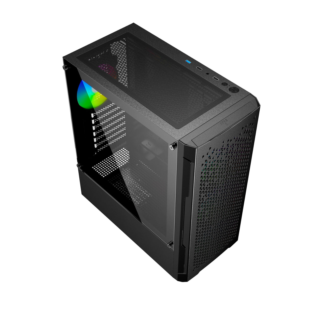 EAN 8716309127479 - Gembird Fornax 400X Midi Tower Negro imagen 2